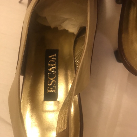 Escada Vintage Oxford Heels sz 8.5 - Picture 3 of 13